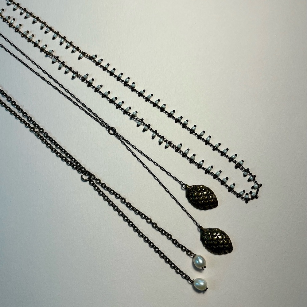 Lot of Three Pretty Necklaces